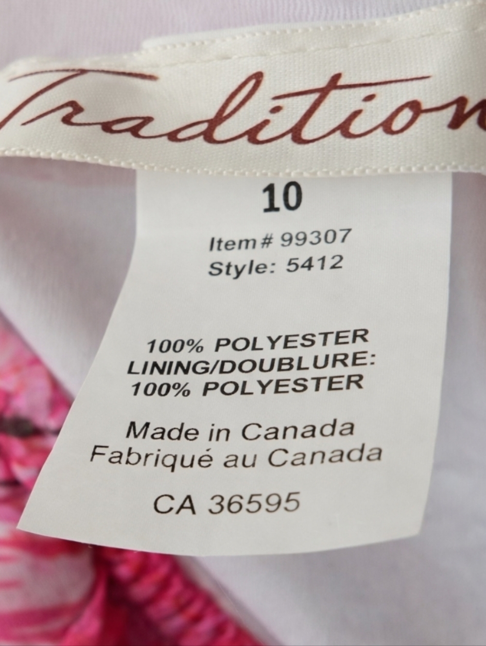 Tradition | Vintage Pink Floral Midi Skirt | Elastic Waist | Double Ruffle Hem - Picture 6 of 11